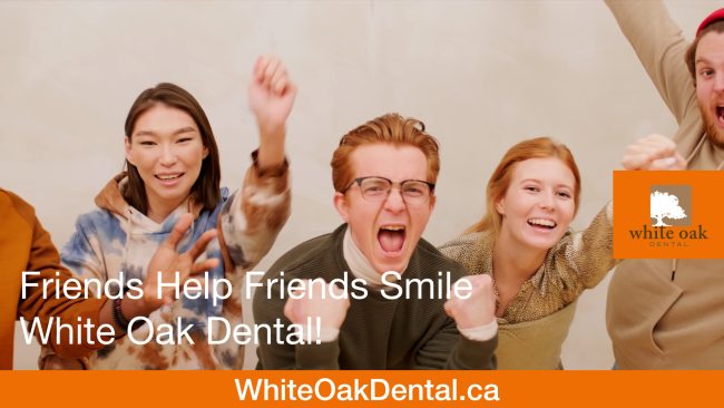 white-oak-dental-friends-help.00_00_03_22.Still038 Friends help friends smile | White Oak Dental Clinic | Calgary AB